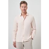 Erkek Yavruağzı Slim Fit İtalyan Yaka Gömlek