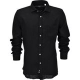 Erkek Yazlık Klasik Uzun Kol Gömlek 3816 BGL-ST04754 - XL - Siyah