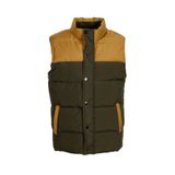 Erkek Yelek Haki Slim Fit Rüzgar ve Su İtici Termo İç Astarlı Nefes Alan Vest NCS JEANS 4514 HAKİ M