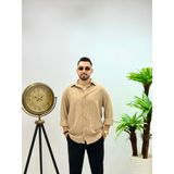 Erkek Yeni Sezon Uzun Kol Gömlek Regular Kalıp Terletme Yapmaz Göbek Göstermez - 2XL - Kahve