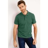 ERKEK YEŞİL MODERNFİT / DAR KALIP POLO YAKA TİŞÖRT