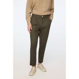 Erkek Yeşil Poliviskon Trend Düz Slim Fit Pantolon