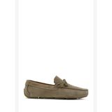 Erkek Yeşil Süet Deri Loafer 26SFD630410