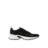 Erkek Yüksek Topuk Rahat Taban Bağcıklı Fileli Siyah Sneaker HM0HM02151-BEH