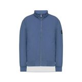 Erkek Yüksek Yaka Regular Fit Fermuarlı İç Cepli Uzun Kollu Mavi Ceket 50553625-468