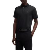 Erkek Yumuşak Merserize Pamuklu Normal Kesim Kısa Kollu Siyah Polo Yaka T-Shirt 50533355-001