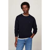 Erkek Yuvarlak Yaka Cotton Crew Neck Kazak - Lacivert - Blue