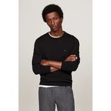 Erkek Yuvarlak Yaka Cotton Crew Neck Kazak - Siyah - 2XL - Black