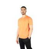 Erkek Yuvarlak Yaka Normal Kalıp%100 Pamuk Kısa Kollu Turuncu T-Shirt 25411006-305