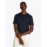 Erkek Yuvarlak Yaka Regular Fit Pamuklu Kısa Kollu Mavi T-Shirt MW0MW37508-C6Z
