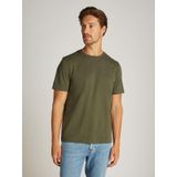 Erkek Yuvarlak Yaka Regular Fit Pamuklu Kısa Kollu Yeşil T-Shirt MW0MW37508-PLI