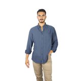 Erkek%100 Pamuklu İnce Düğmeli 113 Gömlek 12313144J-113