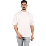 Erkek%100 Pamuklu Logolu Kısa Kollu Beyaz T-Shirt 3R1TBY 1JFBZ-0101