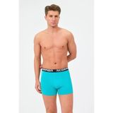 Erkekler İçin %95 Pamuk %5 Elastan Likralı Çok Renkli Boxer – 6’Lı Özel Kutu