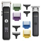 Erkekler İçin Barberboss Sakal Kesme Seti, Hassas Kumandalı 2 Kablosuz Saç Kesme Makinesi, Erkekler İçin Yüz Kesme Makinesi, Led Ekran Ve Usb Şarj Fonksiyonu, Taşınabilir Bakım Seti