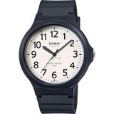 Erkekler İçin Casio MW-240-7BVDF Standart Kol Saati 43,6 mm Plastik Kasa ve Siyah Silikon Kordon