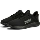 Erkekler için Puma Ftr Wave Spor Ayakkabı Siyah-Gri Nefes Alabilir Yapı ile Konforlu Tasarım