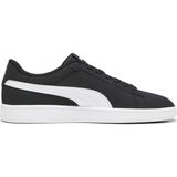 Erkekler İçin Puma Smash 3.0 Buck Siyah Sneaker Düz Taban ve Rahat Malzeme