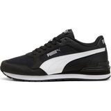 Erkekler İçin Puma St Runner V4 Mesh Spor Ayakkabı Kauçuk Dış Taban ve Hafif Yapı ile Günlük Kullanıma Uygun - Siyah - Beyaz