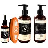 Erkekler İçin Sakal Bakım Seti - Wille & Style Sakal Paketi - Sakal Yağı 50 Ml & Sakal Şampuanı 250 Ml & Domuz Kıllı Sakal Fırçası - Günlük Bakım Ve Temizlik - Hediye Seti
