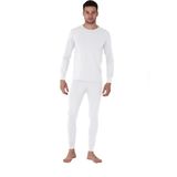 Erkekler İçin Thermoform Beyaz Termal İçlik Set Sentetik Malzeme ile Konforlu Isı Sağlar 2XL