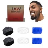 Erkekler Kadınlar için Çene Egzersizi-6 adet Güçlü Çene Eğitmeni Silikon Yüz Çiğneme Jawline Şekillendirici ve Güçlendirici, Çene Toner Tabletleri, Çene Hattı Sakız, Çift Çene Redüktör Eliminatör,