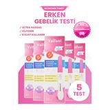Erken Gebelik Testi Hızlı Hamilelik Testi 5 Adet