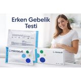 Erken Gebelik Testi Kesin Sonuç (Kaset Test) 1 Adet Microcult - 1 ADET ERKEN GEBELİK TESTİ