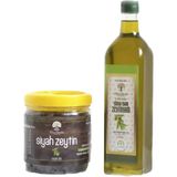 Erken Hasat Soğuk Sıkım Zeytinyağı, Siyah Zeytin - 1 kg