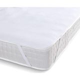 Erko Dört Mevsim Tek Kişilik Fitted Su Sıvı Geçirmez Yatak Koruyucu Alez Pamuk Yüzey - Beyaz - 70 x 140 cm