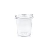 Erkoç E582 50 lt Plastik Battal Şeffaf Bakliyat Kovası