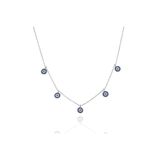 ERKOÇ JEWELLERY 925 Ayar Gümüş Nazar Boncuklu Şans Kolyesi