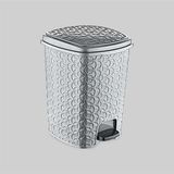 Erkoç Poly Time Rattan Çöp Kovası Pedallı 22 Lt - Küçük
