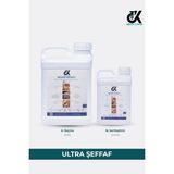 Erkon Kimya Ultra Şeffaf Döküm Tipi Epoksi Reçine 7,5 kg Füme - Şeffaf Set ile Epoxy Masa Sehpa İçin