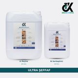 ERKON KİMYA Ultra Şeffaf Tek Döküm Epoksi Reçine 30kg SET Döküm Tipi Epoxy Masa Sehpa için KALIN DÖKÜM