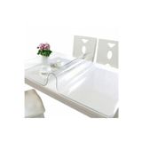 ERKSOLHOME Ceren Şeffaf 1,3 Mm En 80 Cm Kalın Pvc Kaymaz Masa Örtüsü Koruyucu