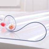 Erksolhome Şeffaf 1,4 mm En: 60 cm Kalın Pvc Masa Örtüsü Koruyucu - 60 x 155 cm