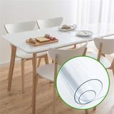ERKSOLHOME Şeffaf 2,2 mm En: 100 cm Kalın Pvc Masa Örtüsü Koruyucu - 100 x 220 cm