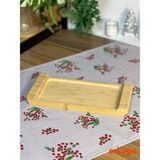 Erkugo Bambu Sunum Tepsisi Servis Tabağı 28 x 13 cm