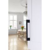 Erkul 906-MAT SİYAH Kulp (160 MM-16.0 CM) Lüks Country Mutfak Mobilya Dolap Çekmece Kulbu (ALÜMİNYUM)