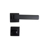 Erkul Alüminyum Siyah Wc Kapı Kolu, Dayanıklı Kapı Kolu, Modern (470-07-WC-MSY)