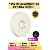 Erkut Online Süper Güçlü Uzun Ömürlü Kuvvetli Yapışkan Kolay Uygulanır İz Bırakmaz Çift Taraflı Köpük Bant