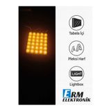 ERM 12 Volt 6’lı 6 Watt Sarı Modül LED | Çakar Lamba & Uyarı Sistemleri (5Adet)