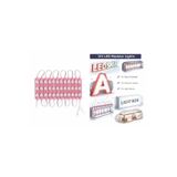 ERM 12V Pembe Modül LED 3’lü – Kutu Harf, Tabela ve Vitrin Aydınlatma (10Adet)