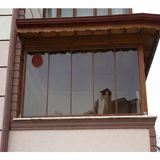 Ermac Doğalgaz Havalandırma Yuvarlak Mutfak Cam Menfezi Şeffaf (Kahverengi)