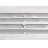 ErmaC Raksan 008 A Kapı Transfer Menfezi 400x90 mm Plastik Beyaz 1 set (çift taraflı)