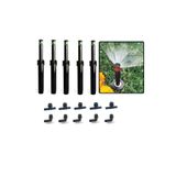 ERMAK 5 X Hunter Çim Sulama Sprey Fıskiye Kısa Gövde (7cm) Psu-02 10-a (3 Mt Yarıçap ) Ve Ek Parçaları