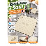 ermaslicon ERMA HOME Koku ve Böcek Önleyici Banyo Yer Süzgeci Kapatıcı Silikon Gider Kapağı 15x15 cm