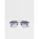 Ermenegildo Zegna (EZ0231-20B) 51 | Unisex Gri Güneş Gözlüğü