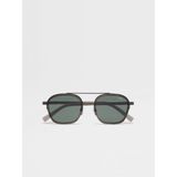 Ermenegildo Zegna (EZ0231-20N) 51 | Unisex Yeşil Güneş Gözlüğü